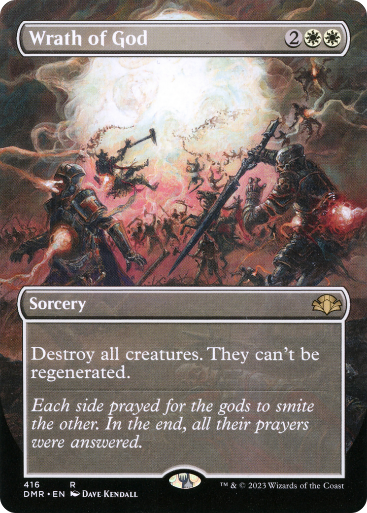 Wrath of God (Borderless) (DMR-416) - Dominaria Remastered (Borderless)