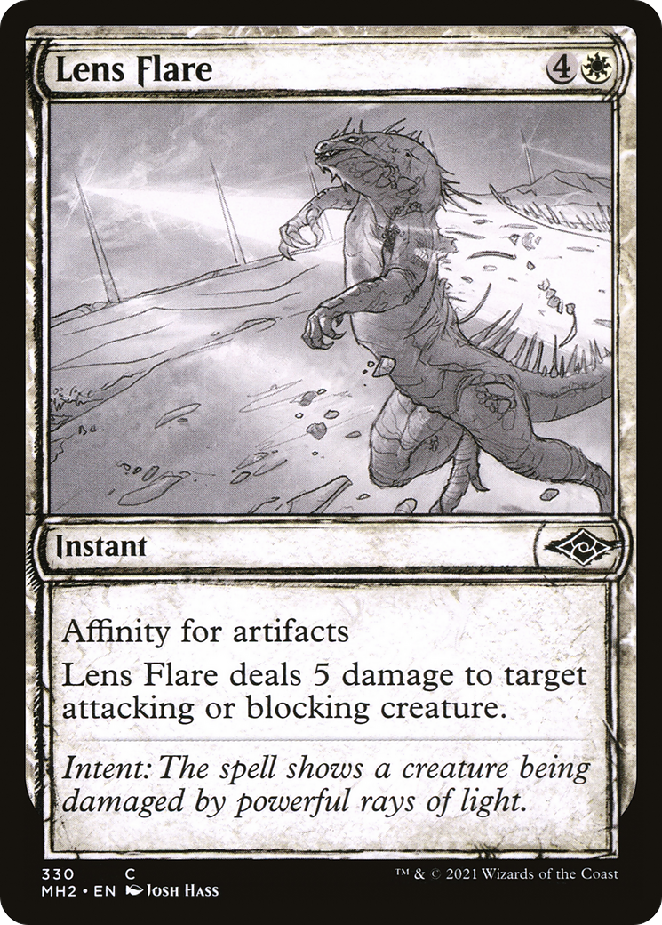 Lens Flare (Showcase) (MH2-330) - Modern Horizons 2: (Showcase) Foil