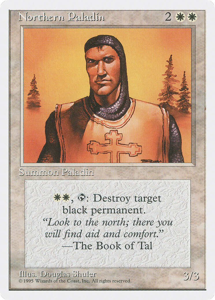 Northern Paladin (4ED-37) - Fourth Edition