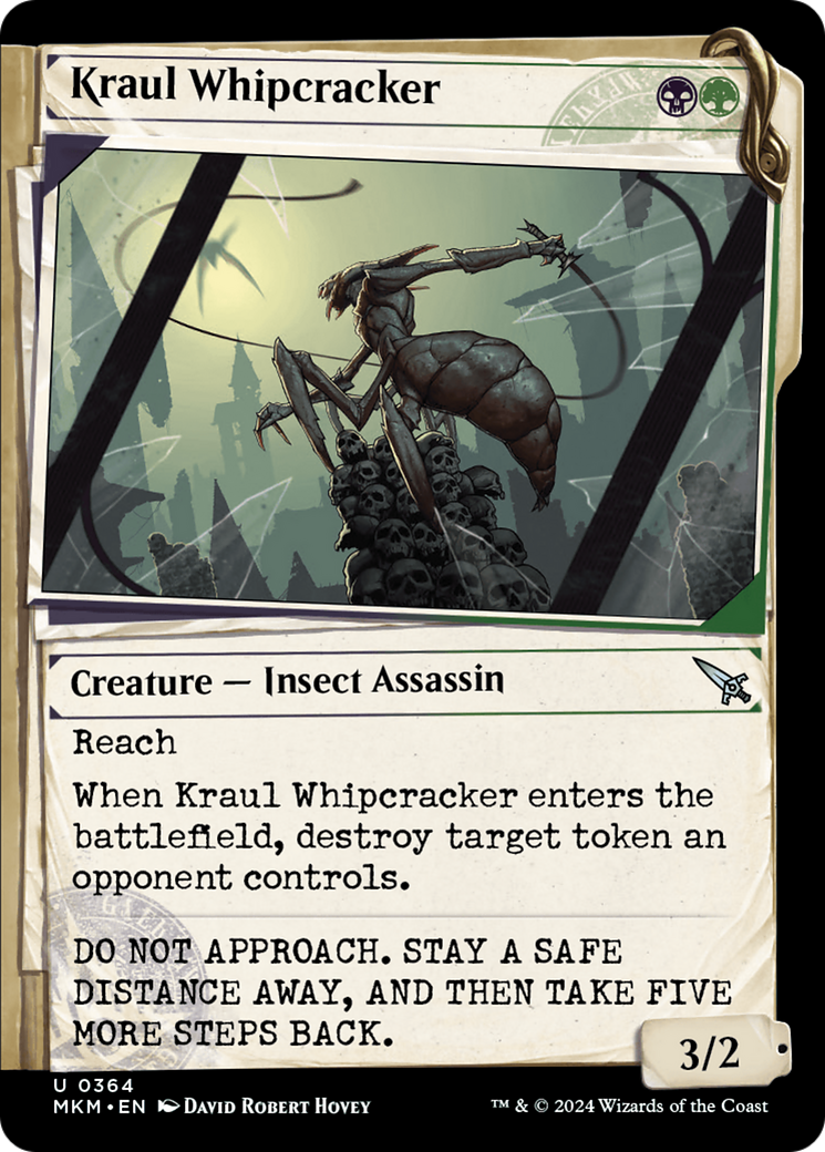 Kraul Whipcracker (Showcase) (MKM-364) - Murders at Karlov Manor: (Showcase) Foil
