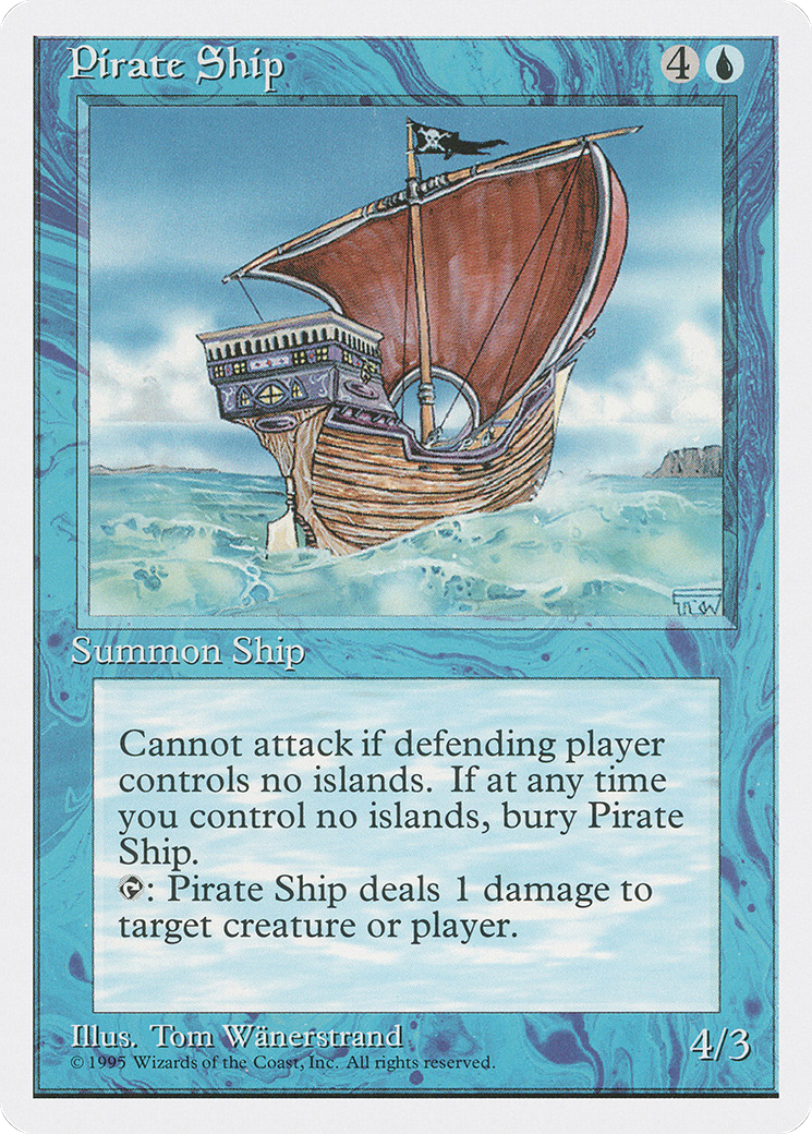 Pirate Ship (4ED-91) - Fourth Edition