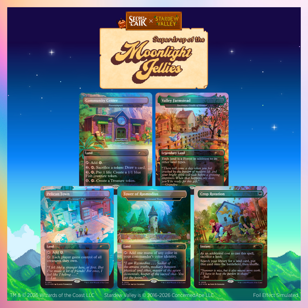 Magic the Gathering - Secret Lair x Stardew Valley - Life In Pelican Town - Traditional Foil