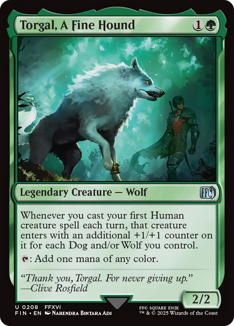 Torgal, A Fine Hound (FIN-208) - FINAL FANTASY