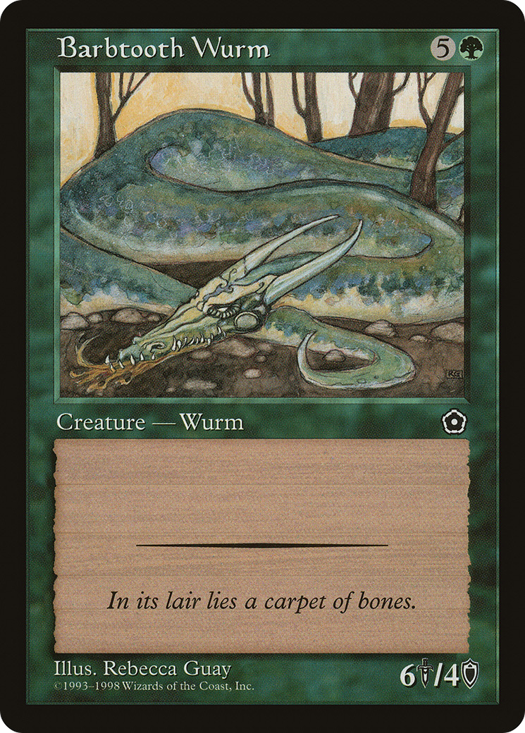 Barbtooth Wurm (P02-122) - Portal Second Age