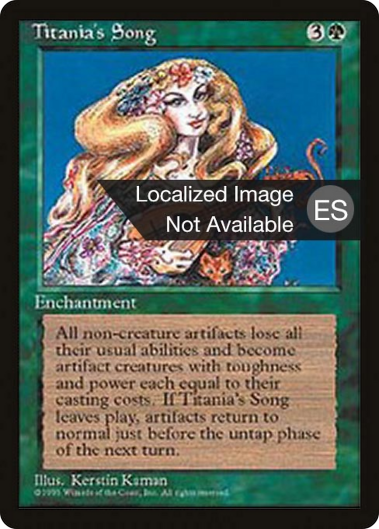 Titania's Song (4BB-276) - Fourth Edition Foreign Black Border
