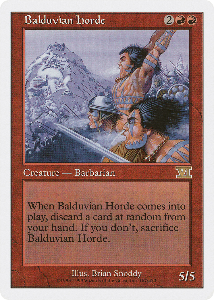 Balduvian Horde (6ED-167) - Classic Sixth Edition