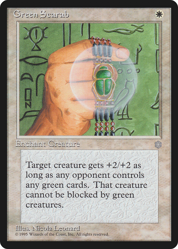 Green Scarab (ICE-28) - Ice Age
