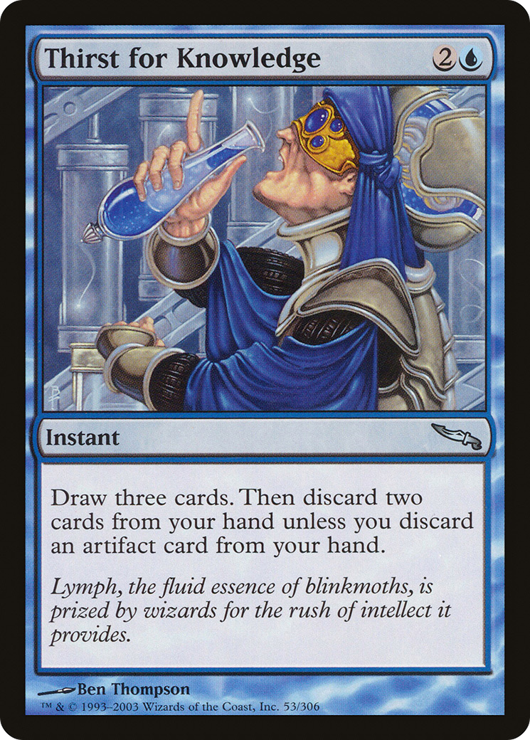 Thirst for Knowledge (MRD-053) - Mirrodin Foil