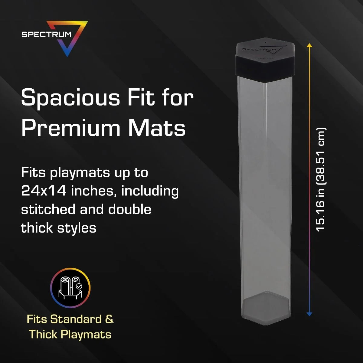 Large Playmat Tube - Black
