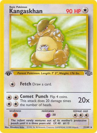 Kangaskhan (21) 021/64  - Unlimited Jungle - Rare