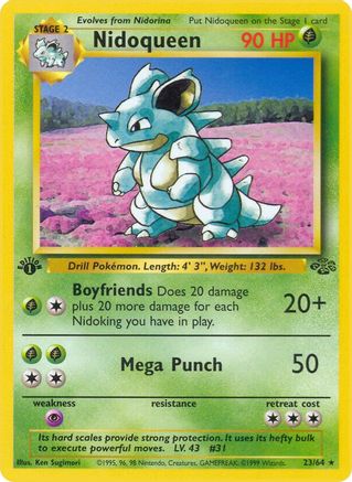 Nidoqueen (23) 023/64  - Unlimited Jungle - Rare