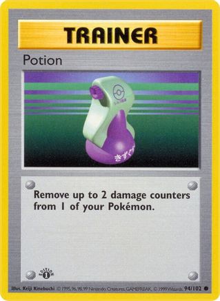 Potion 094/102  - Unlimited Base Set Shadowless - Common