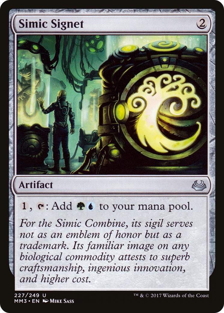 Simic Signet (MM3-227) - Modern Masters 2017 Foil
