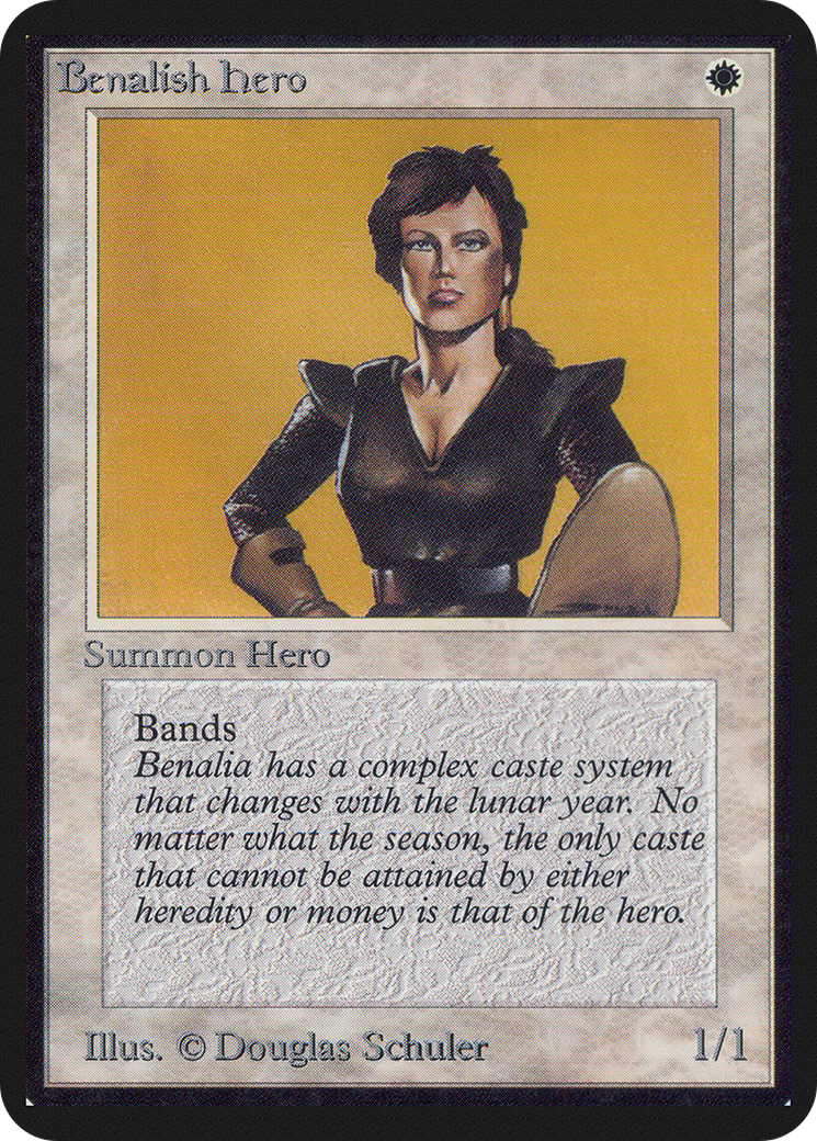 Benalish Hero (LEA-004) - Limited Edition Alpha