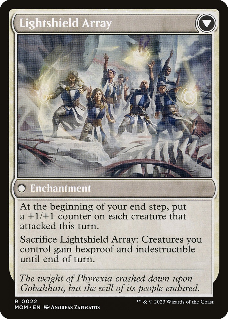 Invasion of Gobakhan // Lightshield Array (MOM-022) - March of the Machine Foil