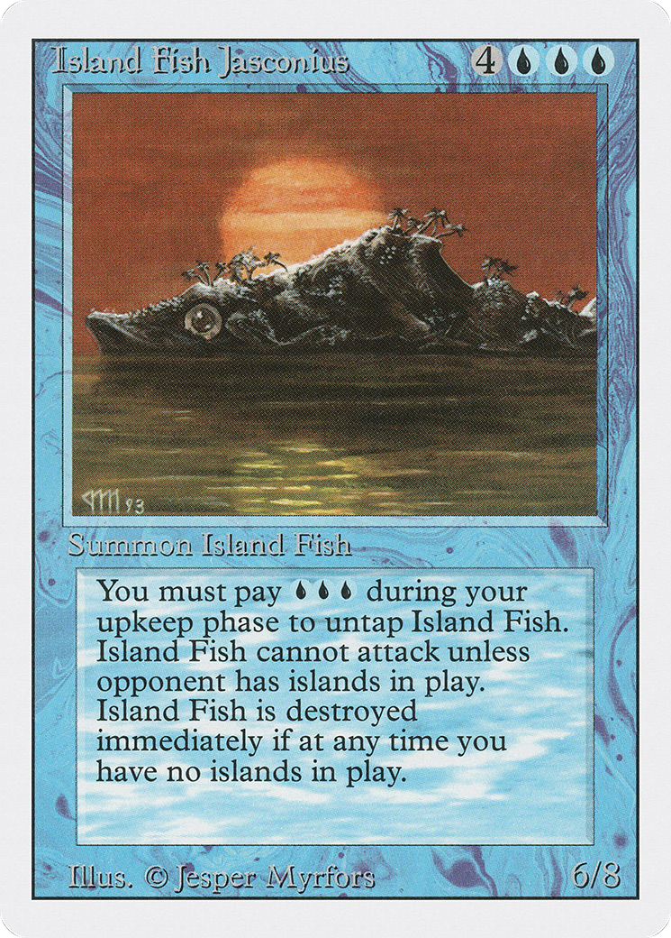 Island Fish Jasconius (3ED-61) - Revised Edition