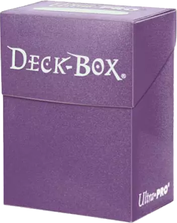 Ultra Pro Deck Box: 80+ Purple