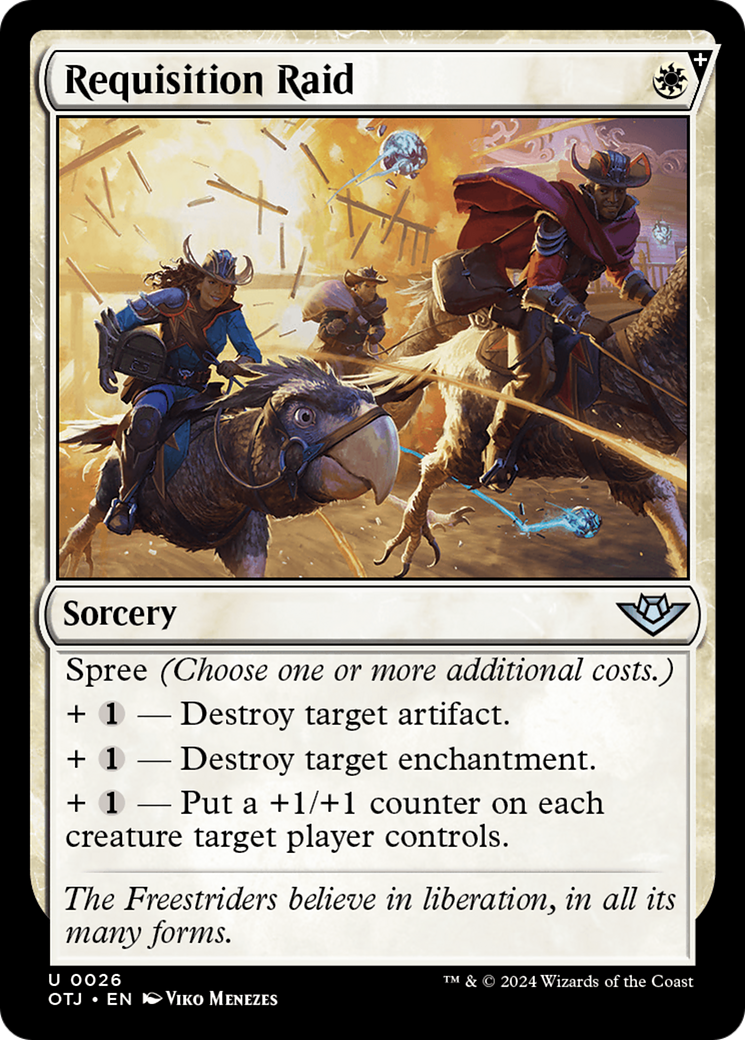 Requisition Raid (OTJ-026) - Outlaws of Thunder Junction: (spree) Foil