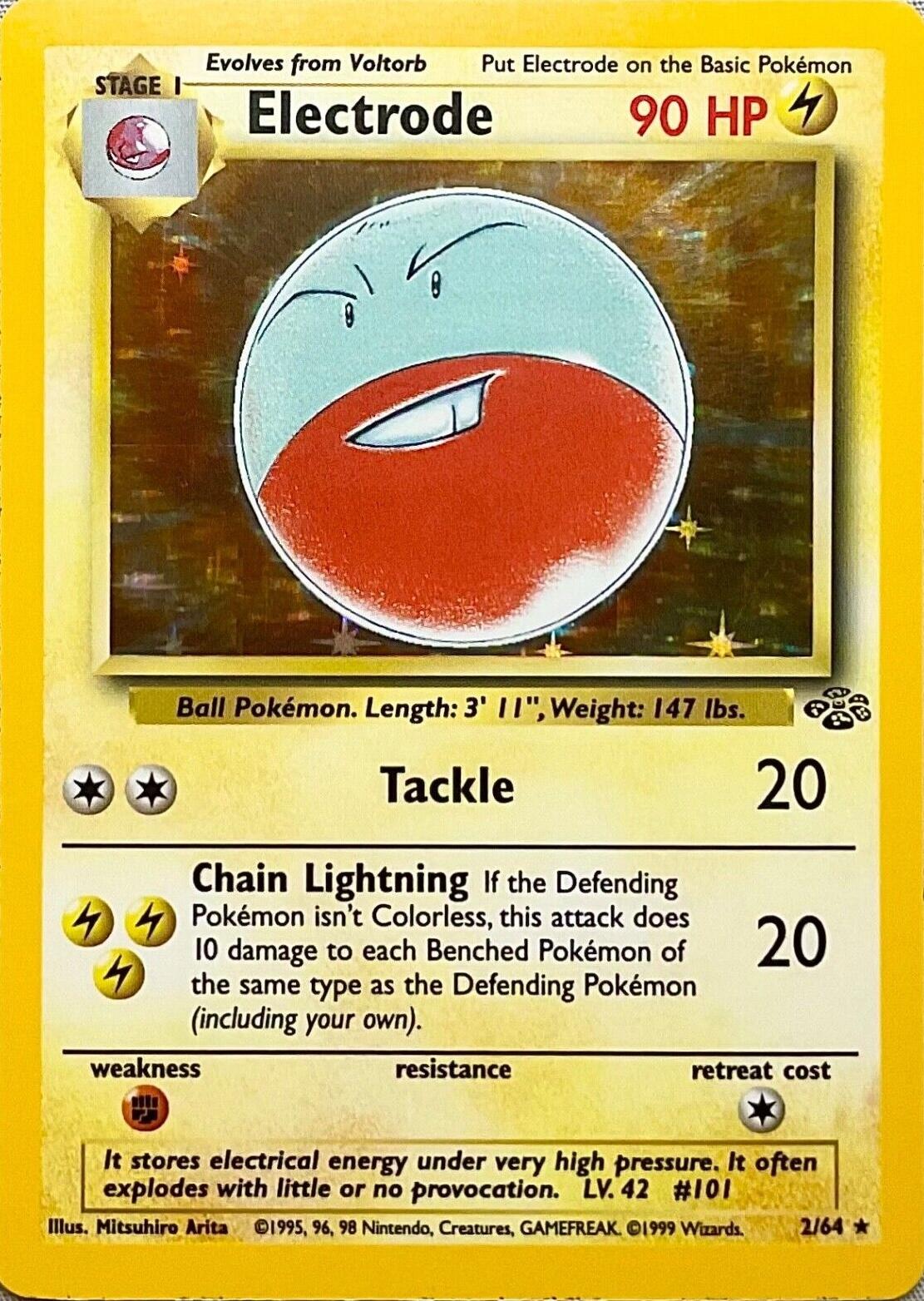 Electrode (2) 002/64  - Unlimited Holofoil Jungle - Holo Rare
