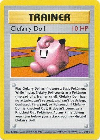 Clefairy Doll 070  - Unlimited Base Set Shadowless - Rare