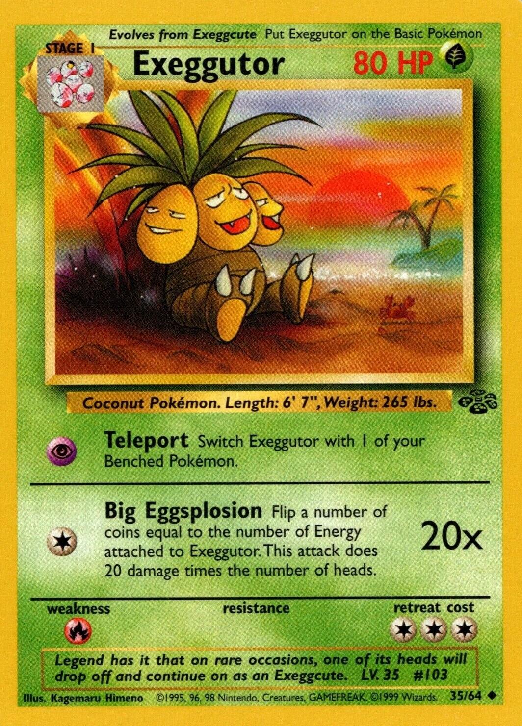 Exeggutor 035/64  - Unlimited Jungle - Uncommon