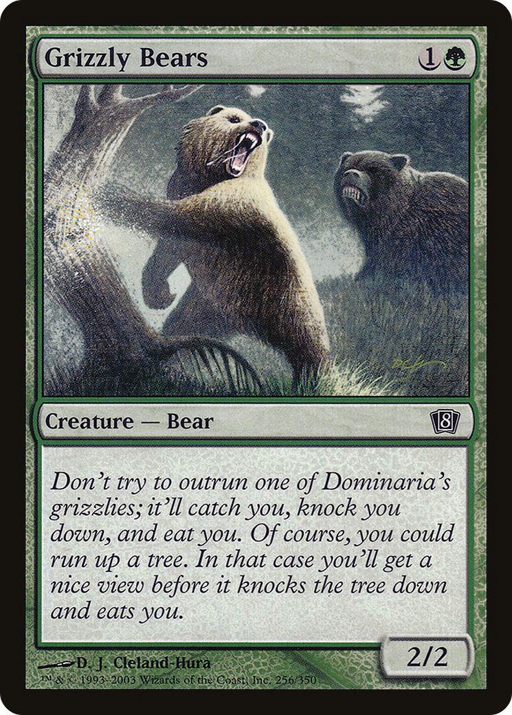 Grizzly Bears (8ED-256) - 8th Edition Foil