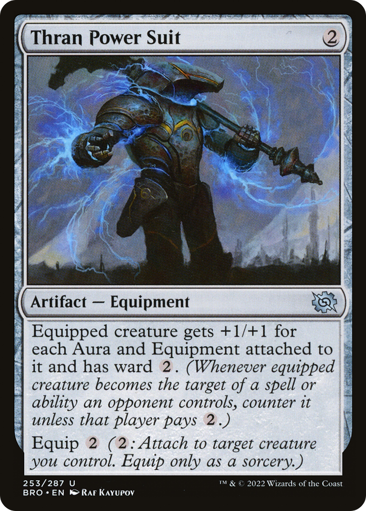 Thran Power Suit (BRO-253) - The Brothers' War