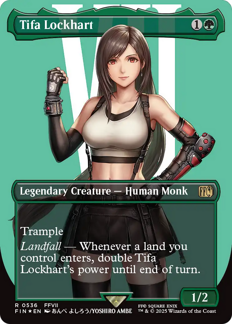 Tifa Lockhart (FIN-536) (Surge Foil) - FINAL FANTASY (Borderless) Foil