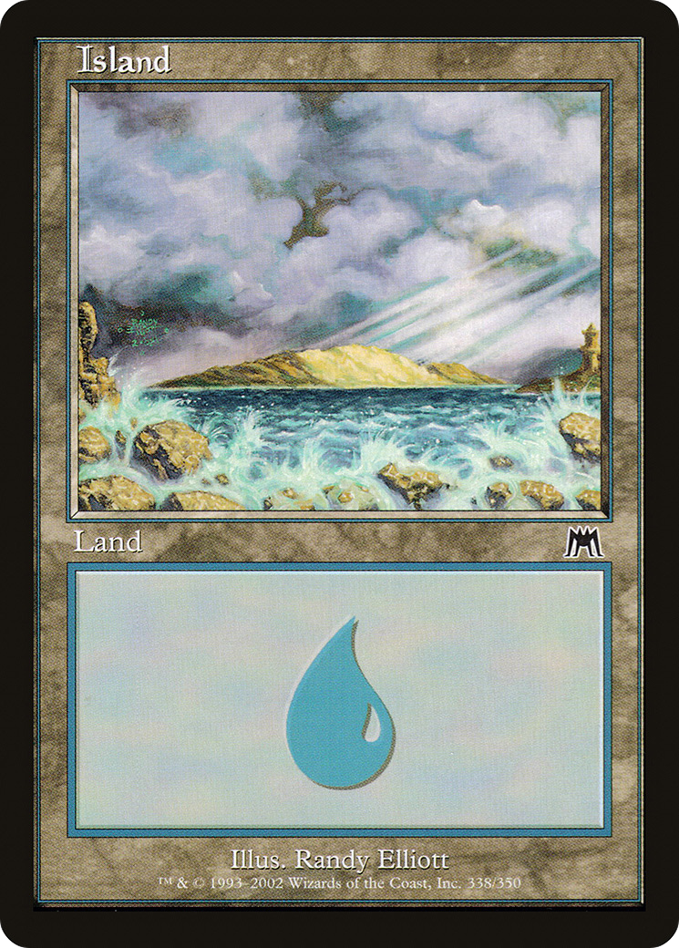 Island (338) (ONS-338) - Onslaught Foil