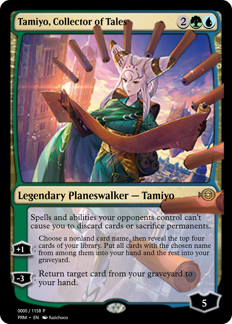 Tamiyo, Collector of Tales (PRM-72273) - Magic Online Promos