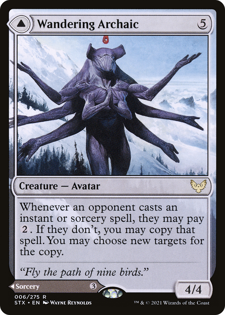 Wandering Archaic (STX-006) - Strixhaven: School of Mages