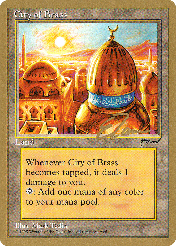 City of Brass - 1996 Eric Tam (ARN) (WCD-ET112) - Pro Tour Collector Set