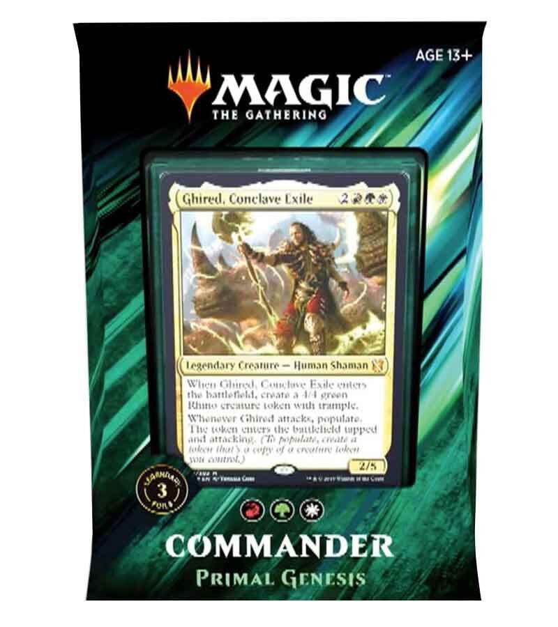 Magic the Gathering - Commander 2019 - Primal Genesis Commander Deck