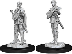 Dungeons & Dragons - Miniatures - W07 Female Half-Elf Bard