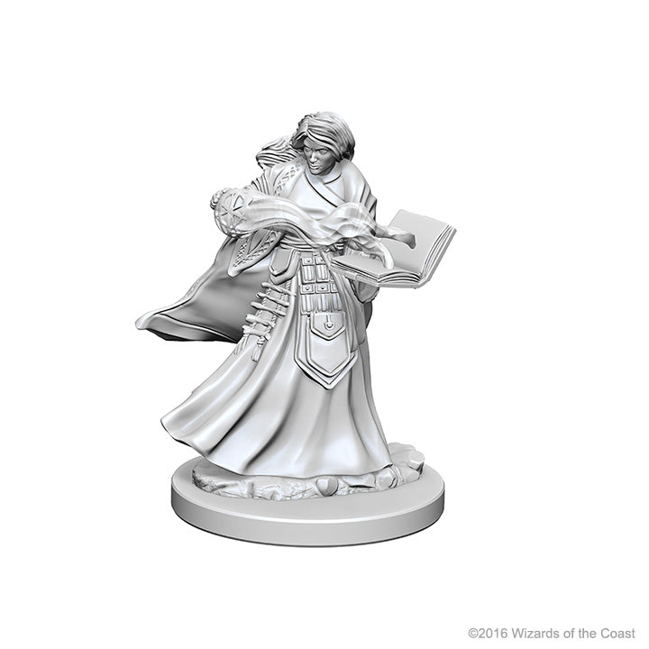 Dungeons & Dragons - Miniatures - W01 Human Female Wizard