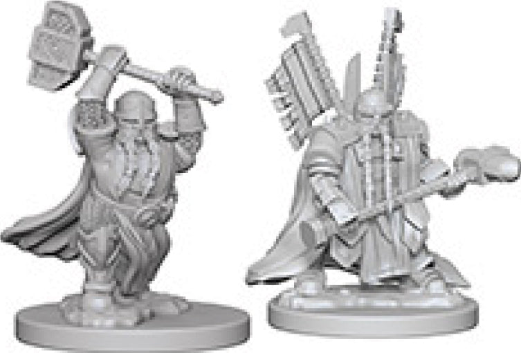 Dungeons & Dragons - Miniatures - W04 Dwarf Male Paladin