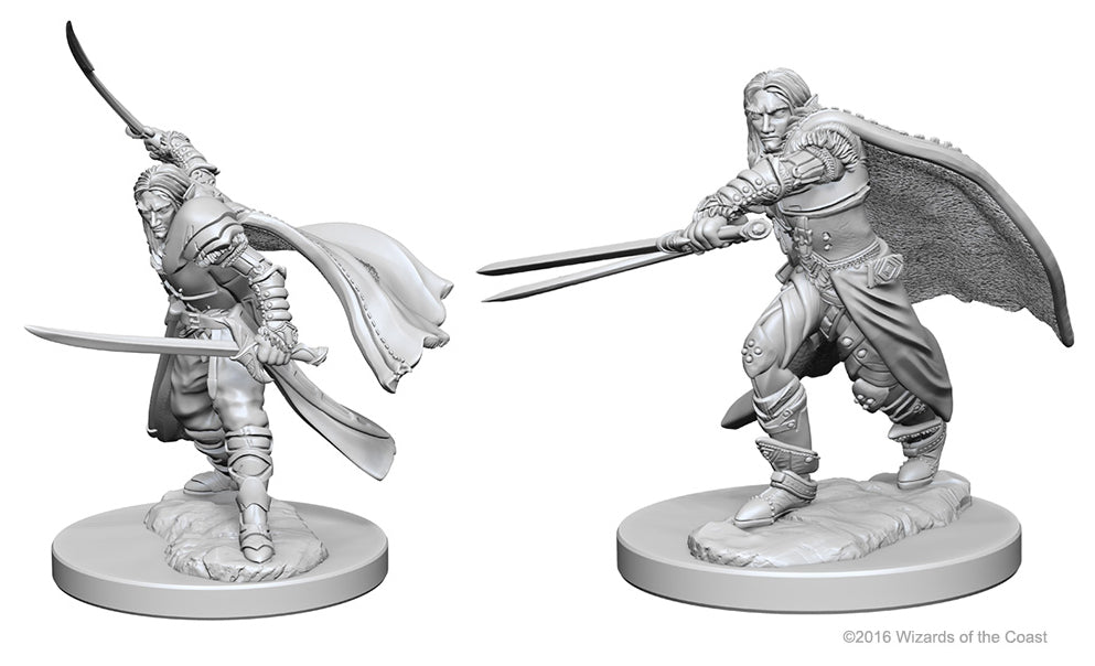Dungeons & Dragons - Miniatures - W01 Elf Male Ranger