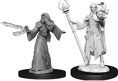 Dungeons & Dragons - Miniatures - W09 Male Elf Wizard