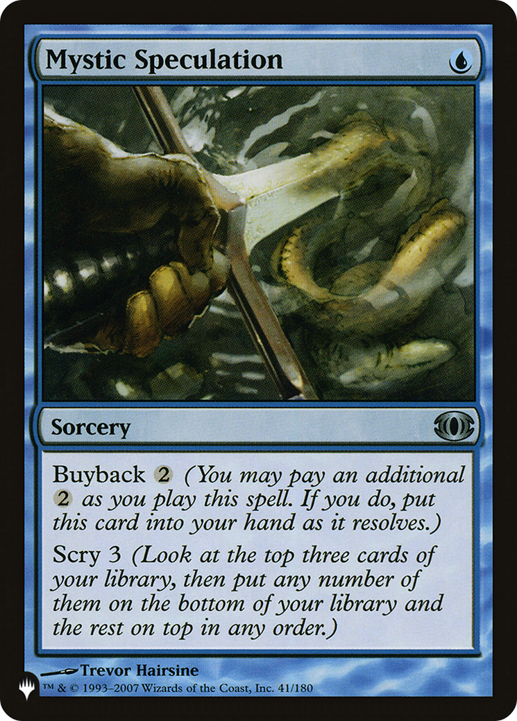 Mystic Speculation (LIST-041/180) - The List