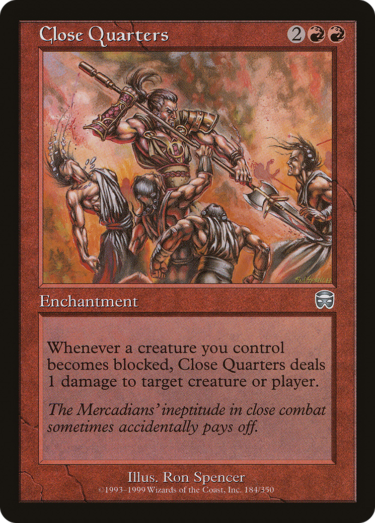Close Quarters (MMQ-184) - Mercadian Masques Foil