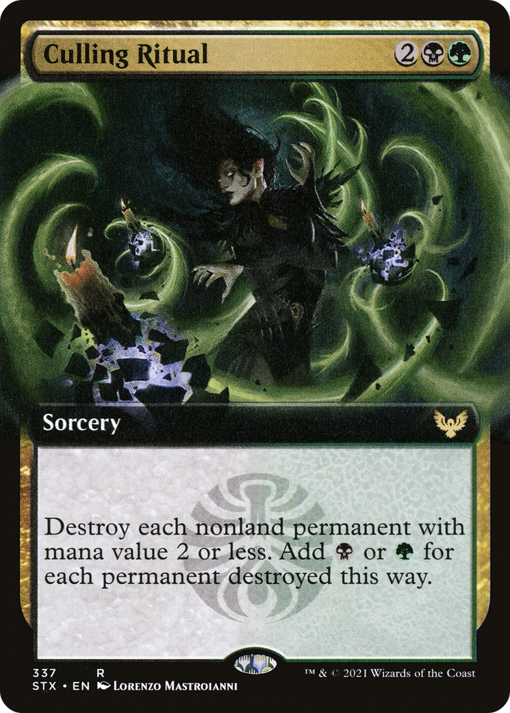 Culling Ritual (Extended Art) (STX-337) - Strixhaven: School of Mages: (Extended Art) Foil