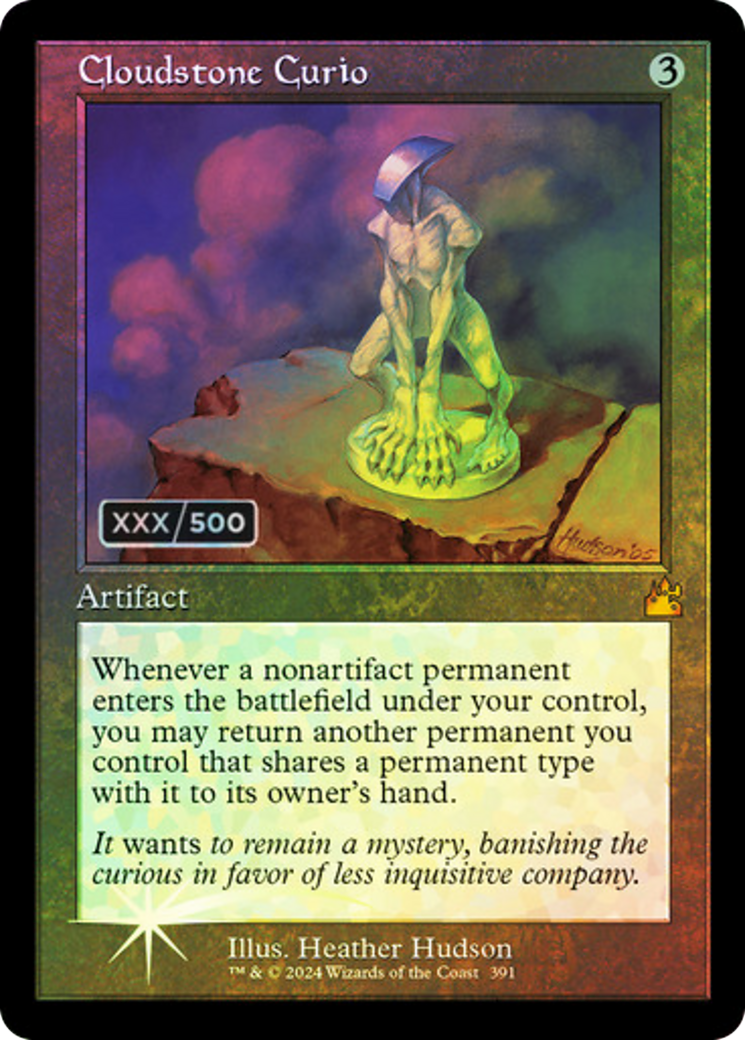 Cloudstone Curio (Retro Frame) (Serial Numbered) (RVR-391Z) - Ravnica Remastered Foil