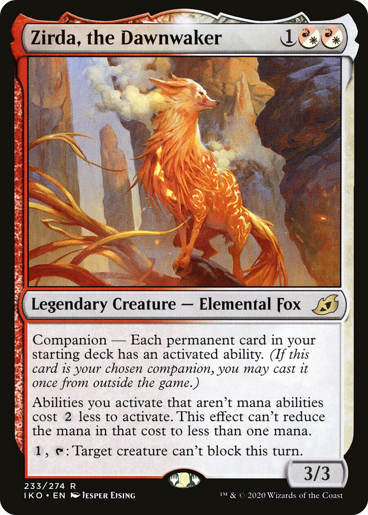 Zirda, the Dawnwaker (IKO-233) - Ikoria: Lair of Behemoths Foil