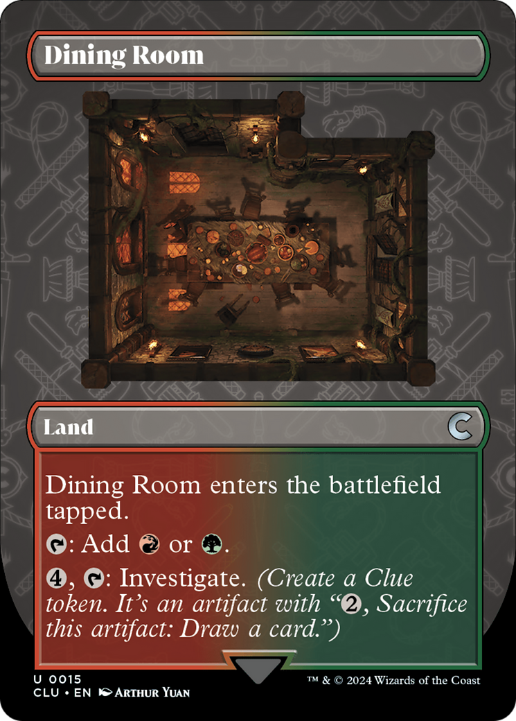 Dining Room (Borderless) (CLU-015) - Ravnica: Clue Edition (Borderless)