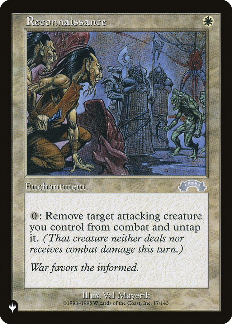 Reconnaissance (LIST-017/143) - The List