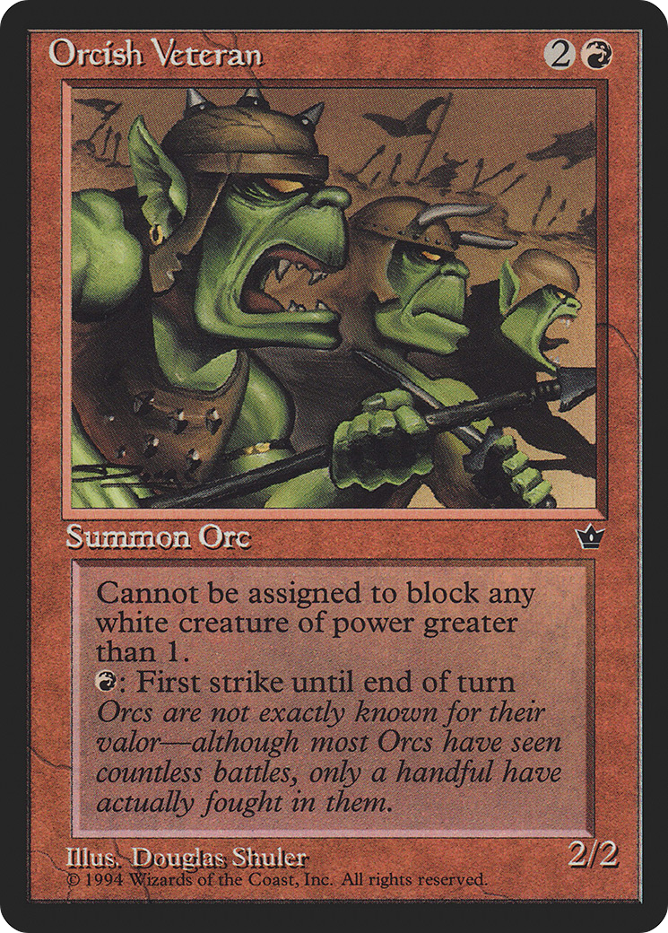 Orcish Veteran (FEM-62) - Fallen Empires