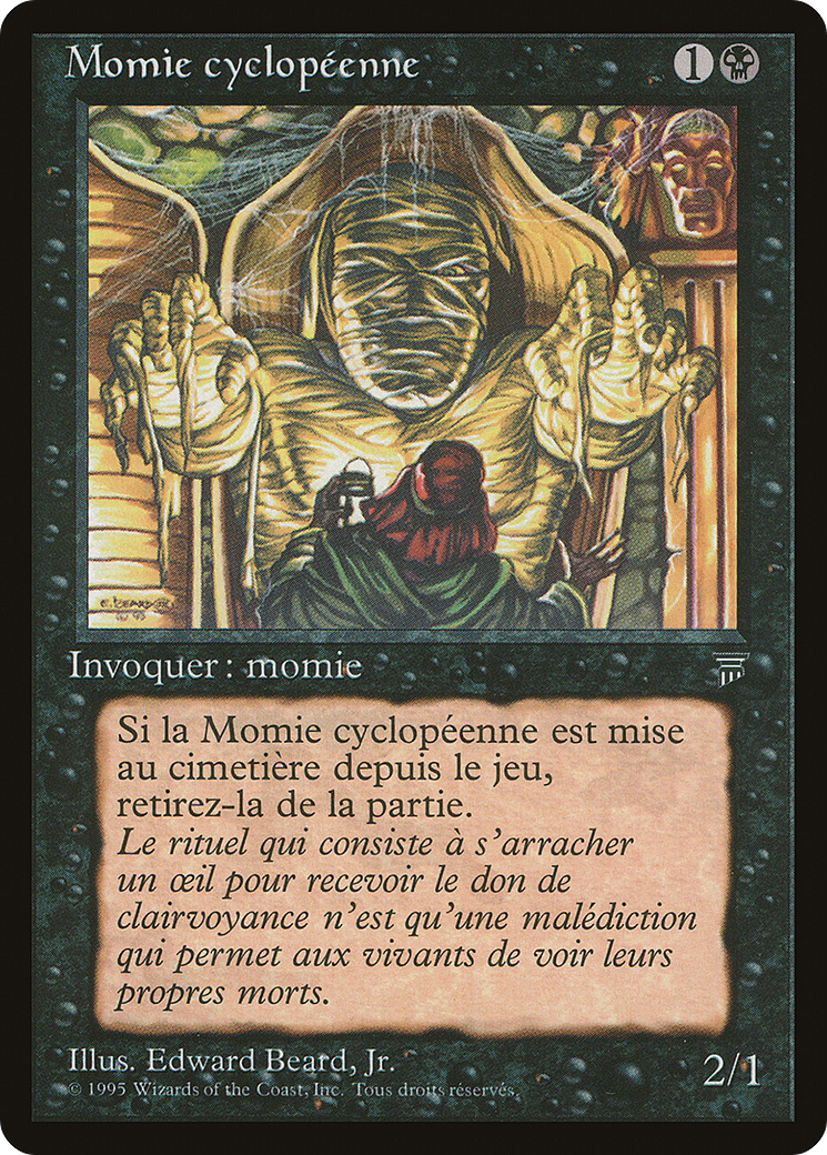 Cyclopean Mummy (French) - "Momie cyclopeenne" (REN-054) - Renaissance