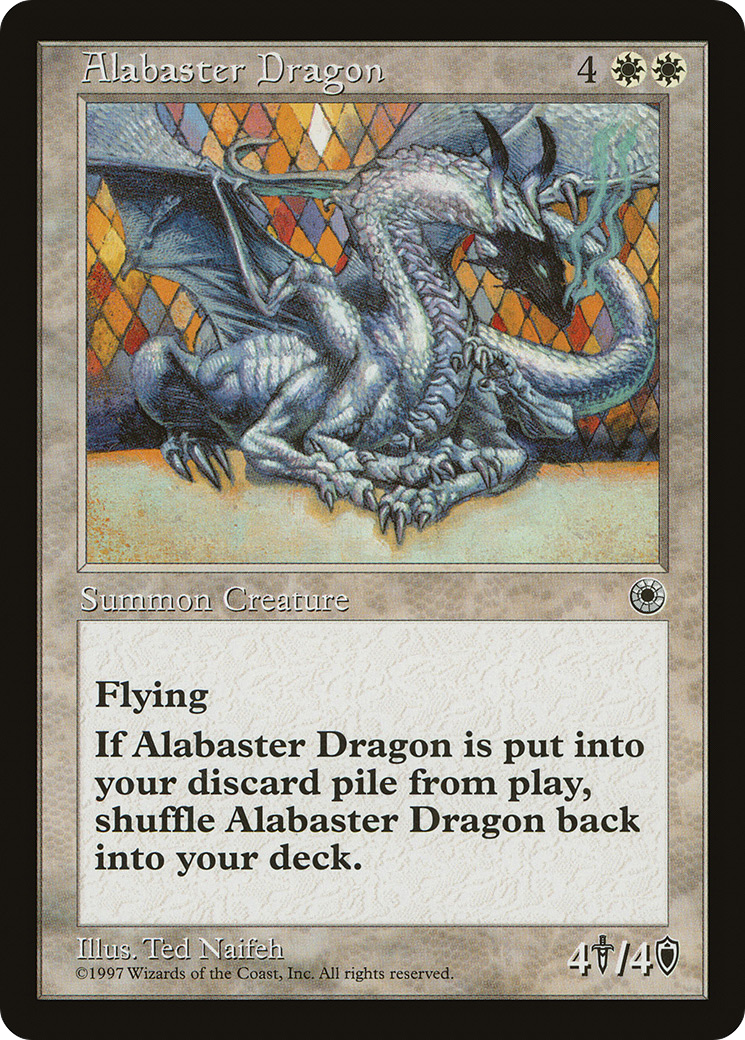 Alabaster Dragon (POR-1) - Portal