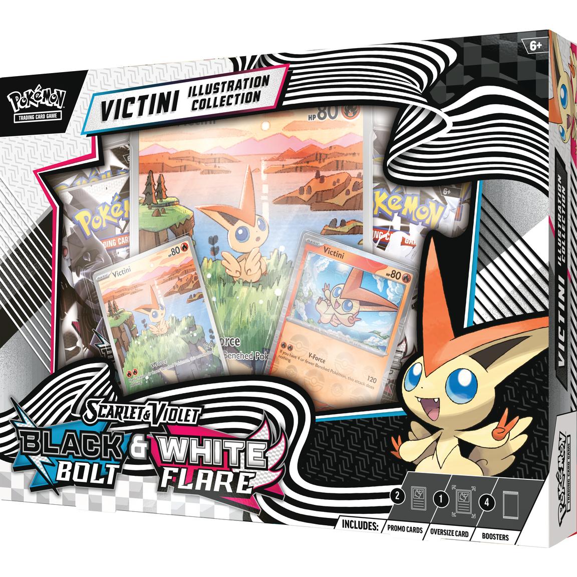 Pokemon - Scarlet and Violet - White Flare/Black Bolt - Unova Victini Illustration Collection