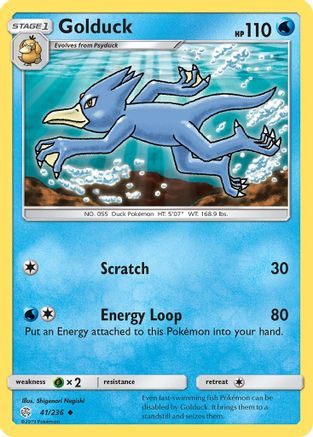 Golduck 041/236  SM  Cosmic Eclipse - Uncommon